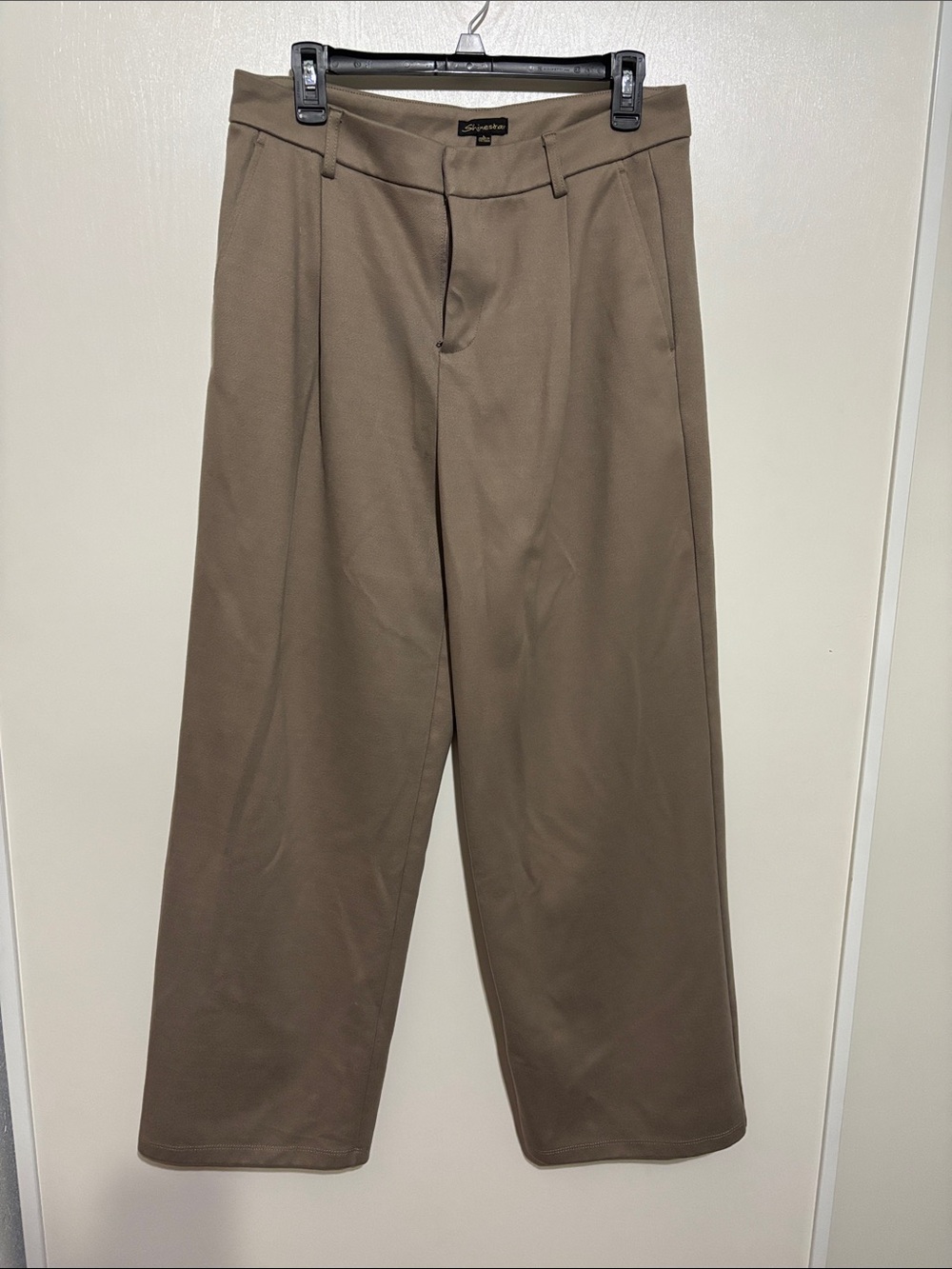 Wide Leg Pants in Brown